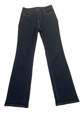 Ann Taylor The Slim Boot Curvy Fit Jeans - Dark Wash